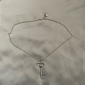 Fossil Key Statement Necklace